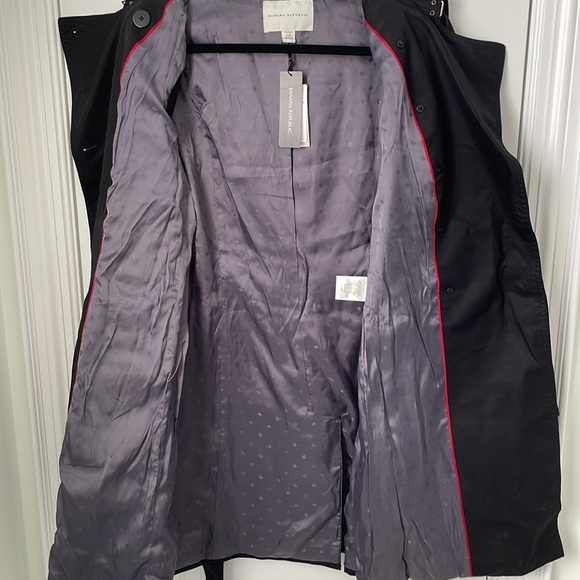NWT Banana Republic Water Resistant Trench Coat - Picture 4 of 11